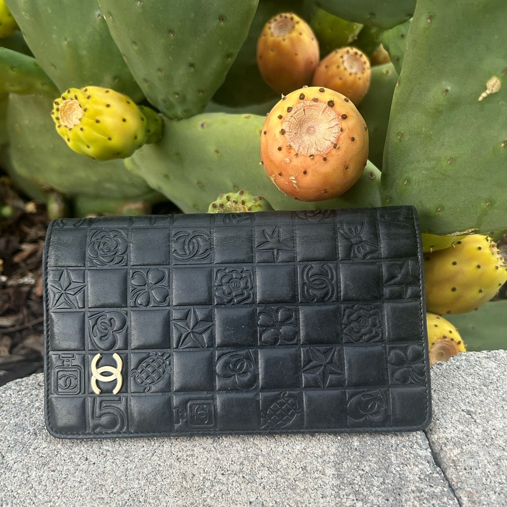 Chanel Chocolate Bar Long Wallet
